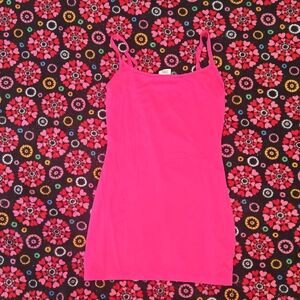 PINK Victoria's Secret Fitted Pink Camisole Pajama‎ Top
